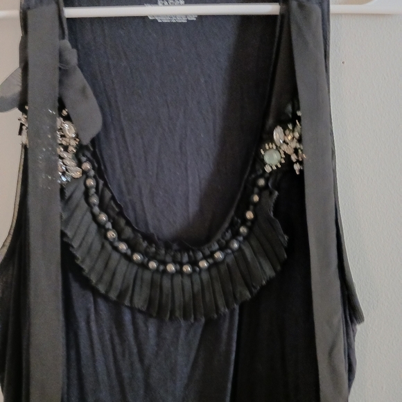 LANE BRYANT Black sleeveless top 14/16 - Picture 3 of 4